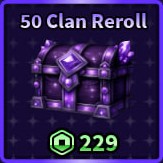 50 Clan Reroll